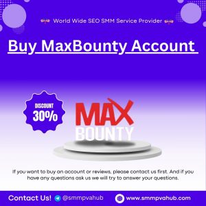 Buy MaxBounty Account