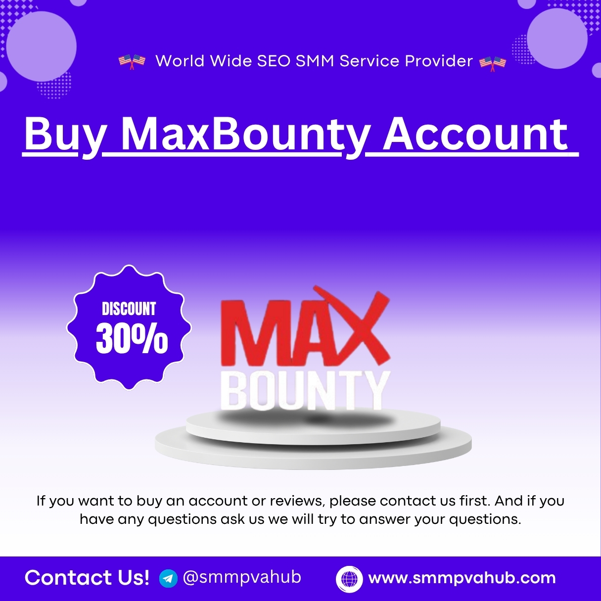 Buy MaxBounty Account
