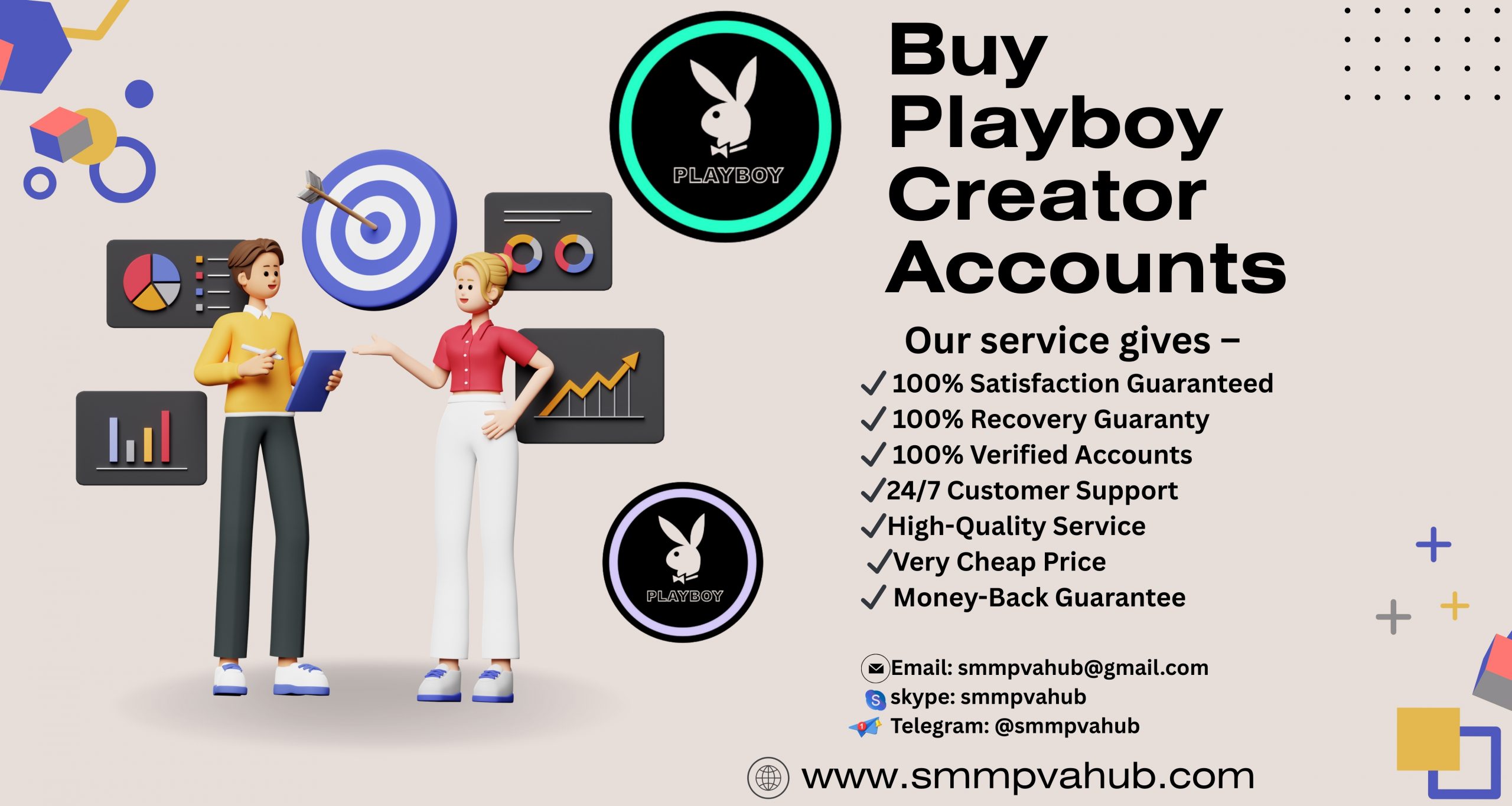 Buy Playboy Creator Accounts
